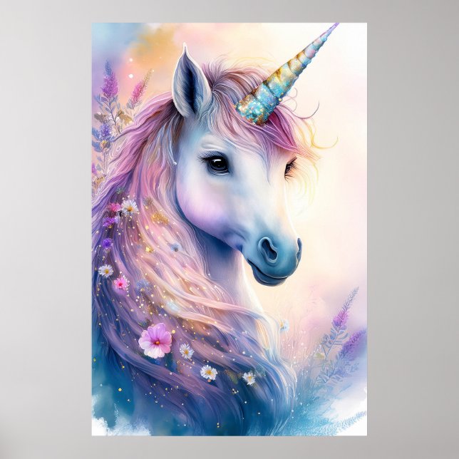 Fantasy Unicorn Poster (Vorne)