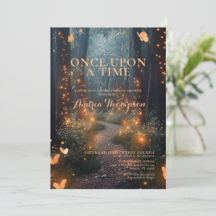 Fantasy-Verzauberte Hochzeitsdusche  Einladung