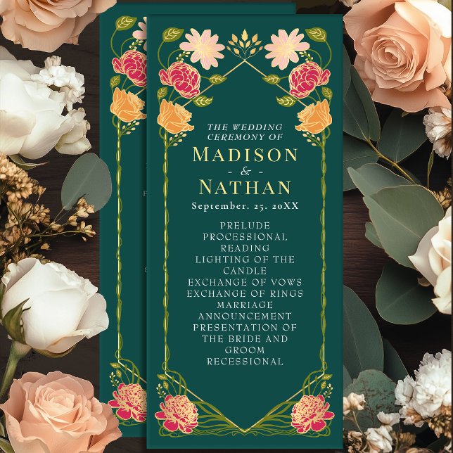 Fantasy-Verzauberter-Blumen-Garten-Hochzeit Programm (Von Creator hochgeladen)