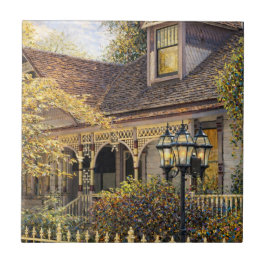 Fantasy Victorian Gingerbread I Fliese