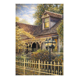 Fantasy Victorian Gingerbread I Fotodruck
