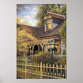Fantasy Victorian Gingerbread I Poster