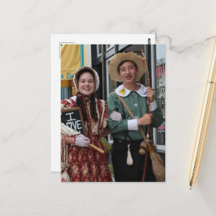 Fantasy-Vintage-Roman-Cosplay-Schauspieler und -Sc Postkarte