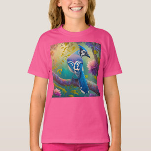 Fantasy-Vögel Blauhäher T-Shirt