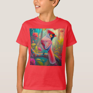 Fantasy-Vögel männlicher Kardinal T-Shirt