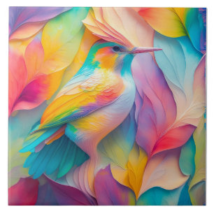 Fantasy-Vögel Seiden-Vogel Fliese