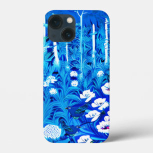 Fantasy-Wald mit Blumen und Vögeln Case-Mate iPhone Hülle
