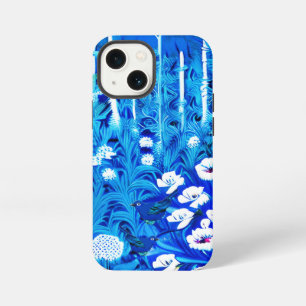 Fantasy-Wald mit Blumen und Vögeln iPhone 13 Mini Hülle