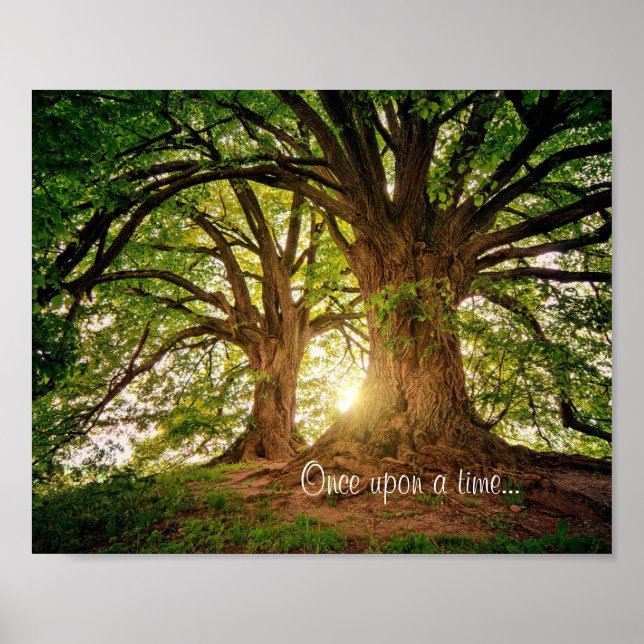 Fantasy-Wald-Plakat Poster (Vorne)