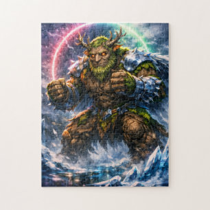 Fantasy-Wald-Troll-Krieger-Puzzle Puzzle