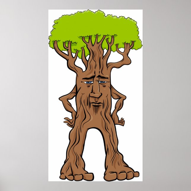 Fantasy Walking Tree Poster (Vorne)