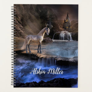 Fantasy Wasserfall und Burg Planer