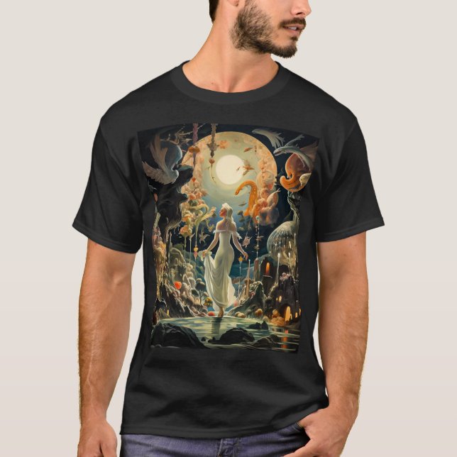 Fantasy Watercolor T-Shirt (Vorderseite)