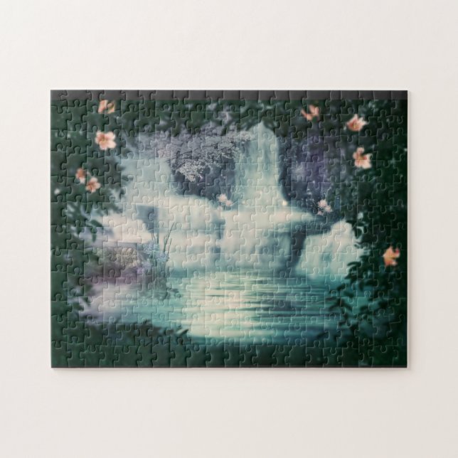 Fantasy Waterfall Cascade Puzzle (Horizontal)