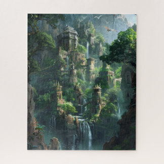 Fantasy Waterfall Kingdom Puzzle