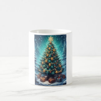 Fantasy-Weihnachtsbaum Kaffeetasse