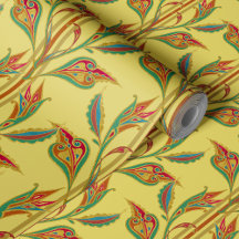 Fantasy-Weine aus Gold, Rot und Grün-Blätter