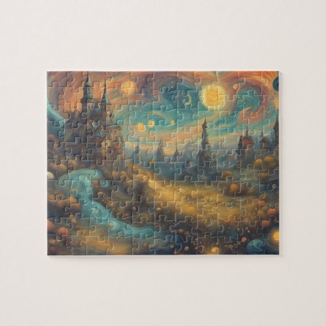 Fantasy Weltkulturerbe der Unesco Puzzle (Horizontal)