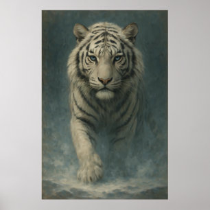 Fantasy White Tiger – Mystic Aura Serie   ManJian Poster