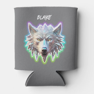 Fantasy White Wolf Head Dosenkühler