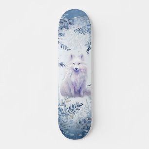 Fantasy Winter White Fox Skateboard Deck