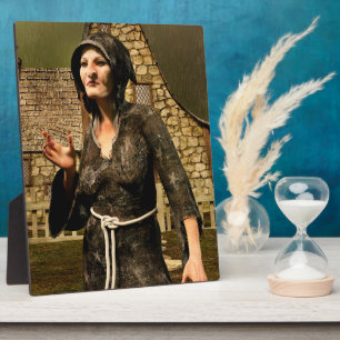 Fantasy Witz - Mittelalterliches Dorfnächtchen Hal Fotoplatte