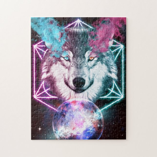 Fantasy-Wolf-Puzzle Puzzle (Vertikal)