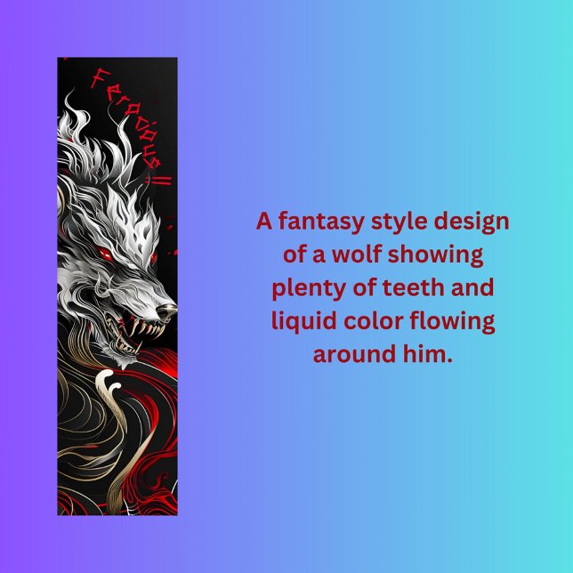 Fantasy Wolf Skateboard (Von Creator hochgeladen)