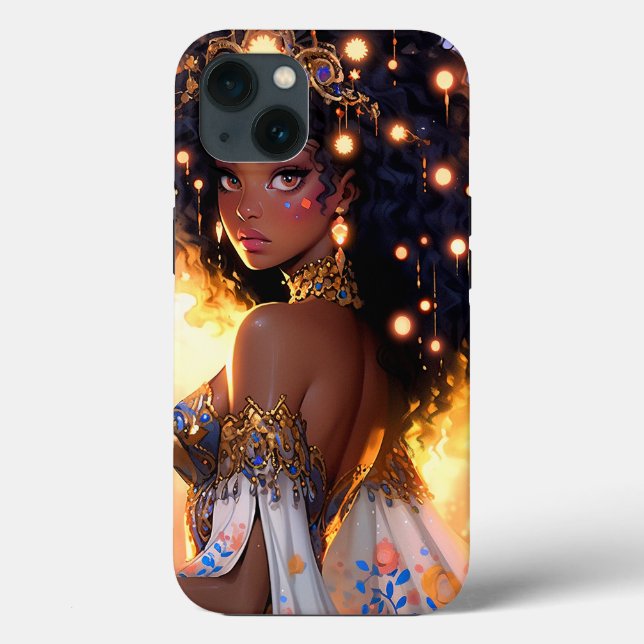 Fantasy Woman African American Art Case-Mate iPhone Hülle (Rückseite)