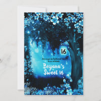 Fantasy Woodland Verzauberter Blauwald Süß 16