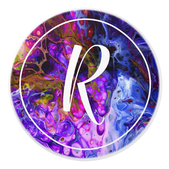 Fantasy World Monogram Keramikknauf (Vorderseite)