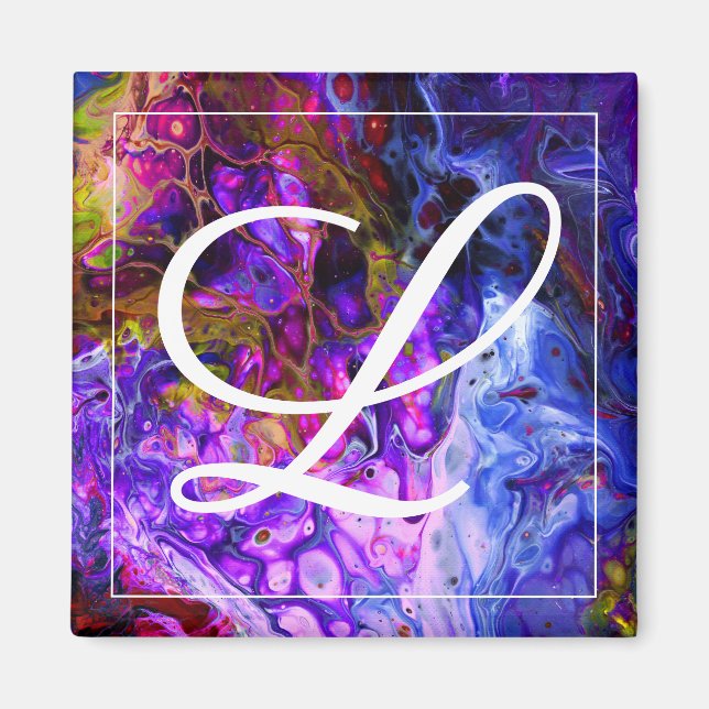 Fantasy World Monogram Magnet (Vorne)