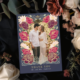 Fantasy-Zauber-Garten-Hochzeit-Dankeskarten Dankeskarte