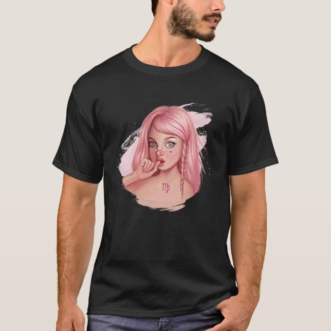 Fantasy Zodiac Virgo T-Shirt (Vorderseite)