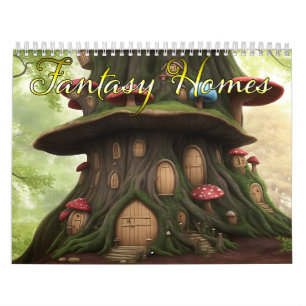 Fantasy-Zuhause Kalender