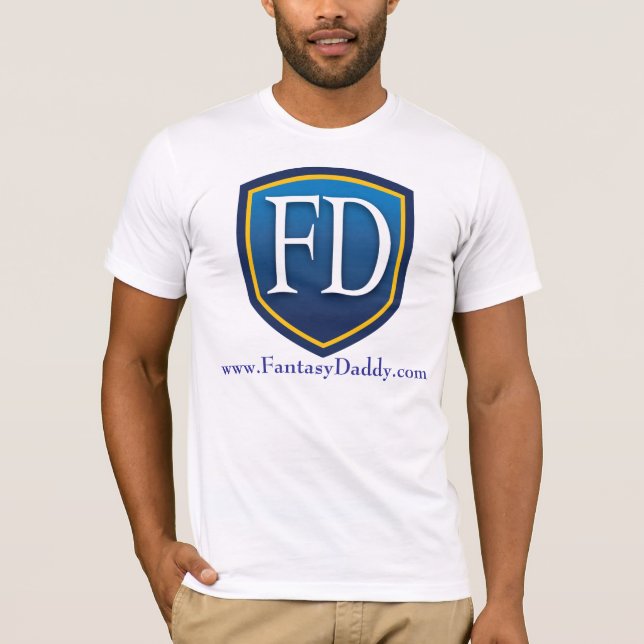 FantasyDaddy.com Basic Bella Leinwand T - Shirt (Vorderseite)