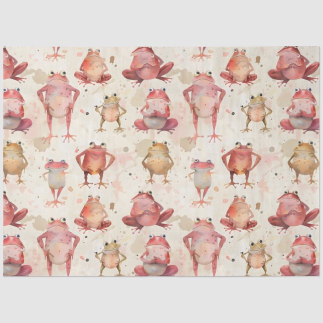 Fantic Frogs Seidenpapier (Vorderseite)