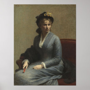 Fantin-Latour - Portrait von Miss C. D. Poster