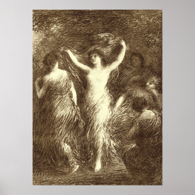 Fantin-Latour - Tänze Poster (Vorne)
