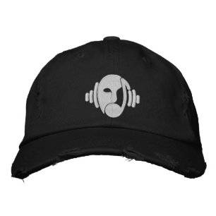 Fantom Logo Black Hat Bestickte Baseballkappe