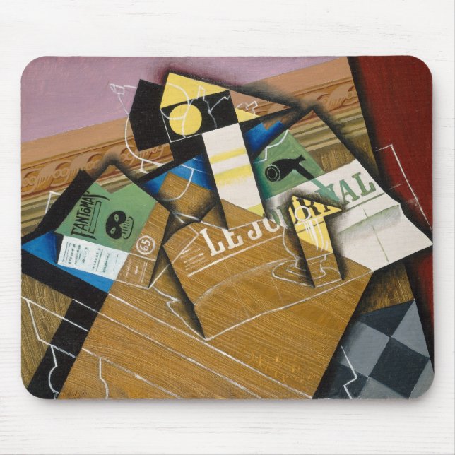 Fantomas, 1915 (Öl auf Leinwand) Mousepad (Vorne)