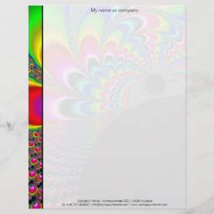 Fanyc - Mandelbrot Fraktal Art Briefbogen