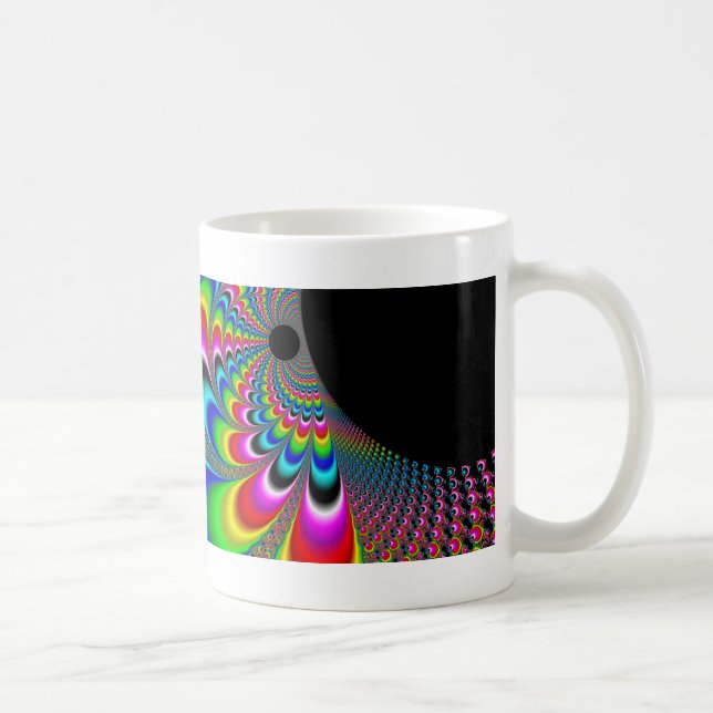 Fanyc - Mandelbrot Fraktal Art Kaffeetasse (Rechts)