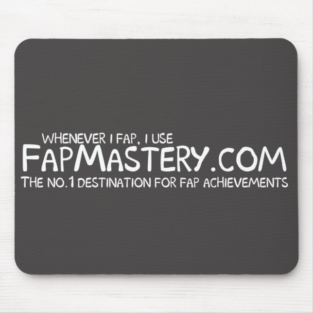 FapMastery.com Mousepad (Vorne)