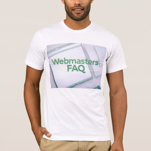 FAQ zu WebMasters T-Shirt (Vorderseite)