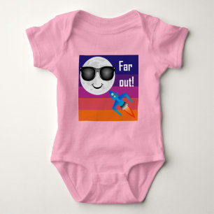 Far Out Design - Baby Jersey Bodysuit Baby Strampler