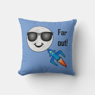 Far Out Design - Kissenbezug 40 cm x 40 cm Kissen