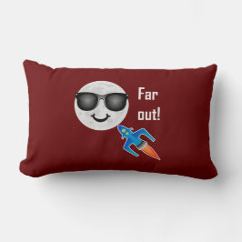 Far Out Design - Lumbalkissen 13" x 21" Lendenkissen