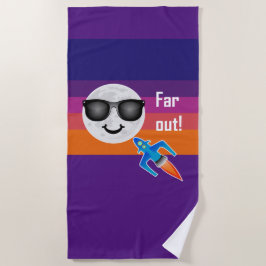 Far Out Design - Strandhandtuch