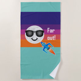 Far Out Design - Strandhandtuch